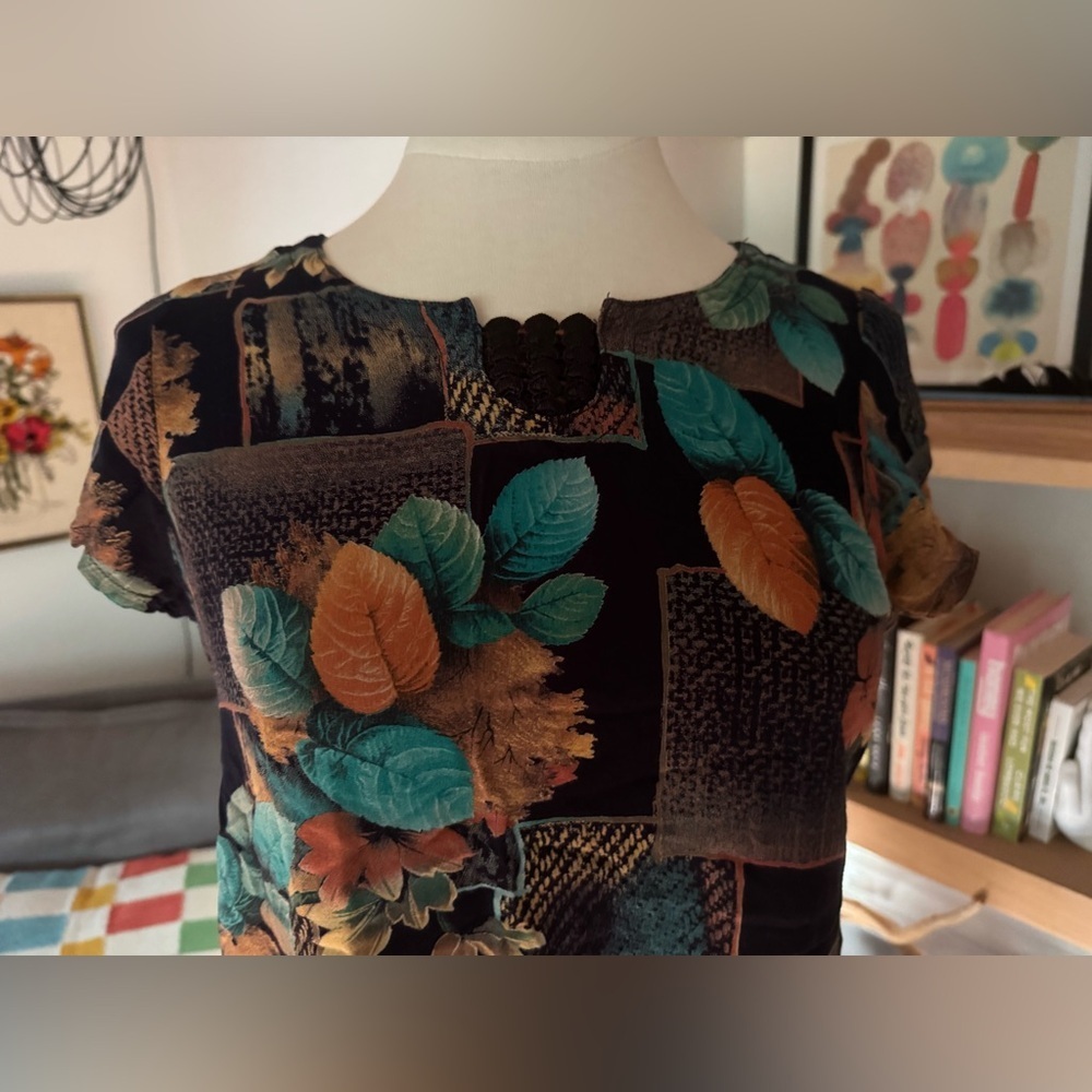 Vintage 90’s Two Piece Floral Pants Set - Picture 4 of 6